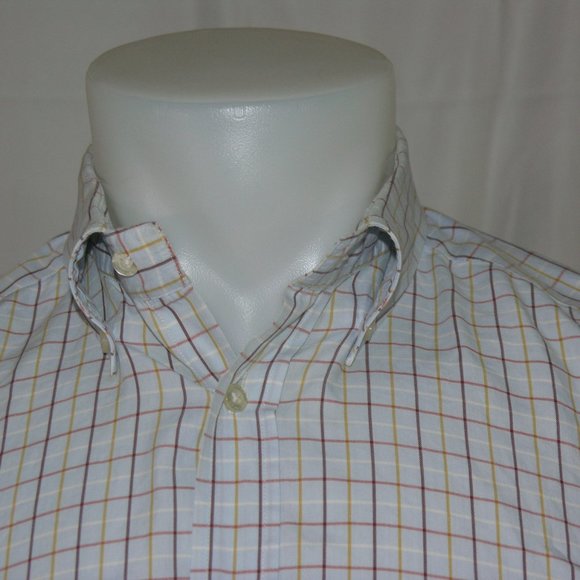 Etro Blue Plaid OCBD Size 40 Neck Size 15 - Picture 5 of 8